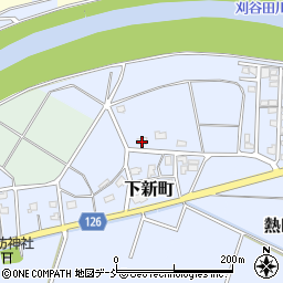 新潟県見附市下新町877周辺の地図