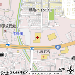 福島トヨタ自動車会津店周辺の地図