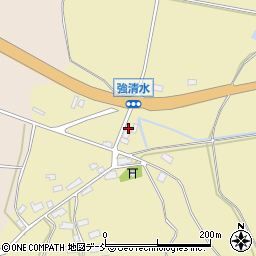 福島県会津若松市河東町八田沢目周辺の地図