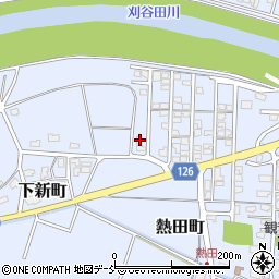 新潟県見附市下新町176周辺の地図