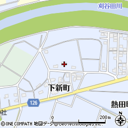 新潟県見附市下新町857周辺の地図