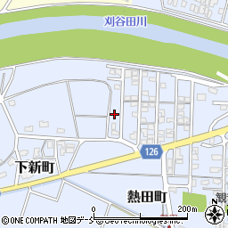 新潟県見附市下新町179周辺の地図