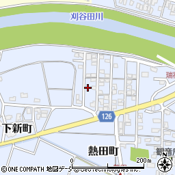 新潟県見附市下新町178周辺の地図
