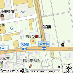 セブンイレブン会津若松インター店周辺の地図