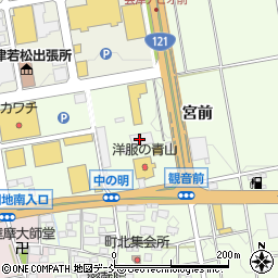 メフォス会津事務所周辺の地図