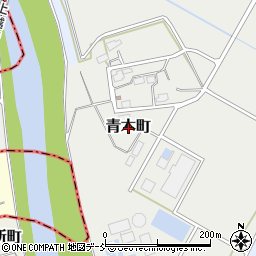 新潟県見附市青木町周辺の地図