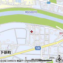 新潟県見附市下新町180周辺の地図