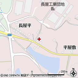 福島県本宮市長屋平周辺の地図