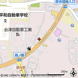 吉野家４９号線会津若松店周辺の地図