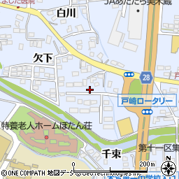 福島県本宮市本宮欠下周辺の地図