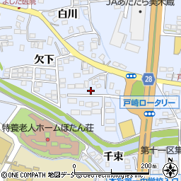 福島県本宮市本宮（欠下）周辺の地図