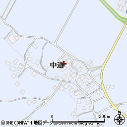 福島県大玉村（安達郡）玉井（中道）周辺の地図