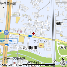 メガネの石沢本宮店周辺の地図