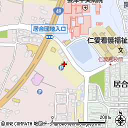 福島県会津若松市一箕町大字鶴賀堤周辺の地図