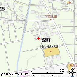 福島県会津若松市町北町大字始周辺の地図