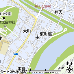 福島県本宮市本宮（東町裏）周辺の地図