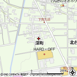 斉藤クリーニング店会津工場周辺の地図