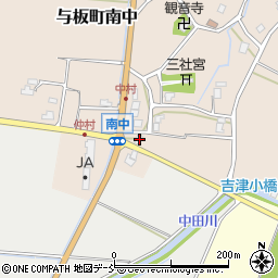新潟県長岡市与板町南中967-1周辺の地図
