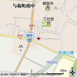 新潟県長岡市与板町南中967-2周辺の地図