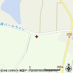 福島県会津美里町（大沼郡）小沢（二ノ久保甲）周辺の地図