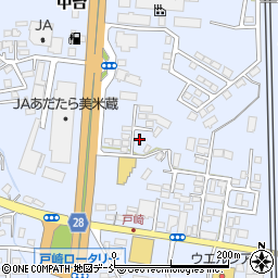 福島県本宮市本宮戸崎61-2周辺の地図