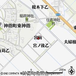 福島県会津若松市神指町大字北四合宮前周辺の地図