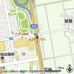 会津アピオ入口周辺の地図