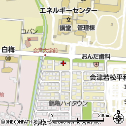 福島県会津若松市一箕町大字鶴賀上居合129周辺の地図