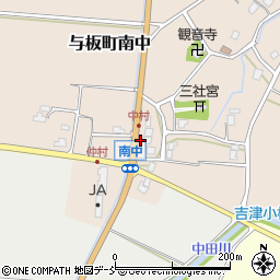 新潟県長岡市与板町南中1131周辺の地図