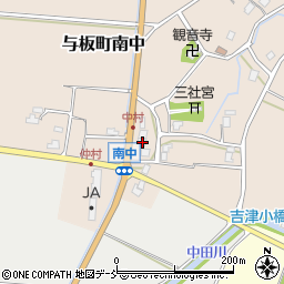 新潟県長岡市与板町南中1137周辺の地図