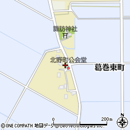 新潟県見附市北野町周辺の地図