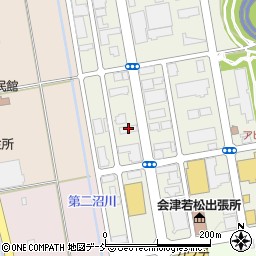 ケンオリ会津若松周辺の地図