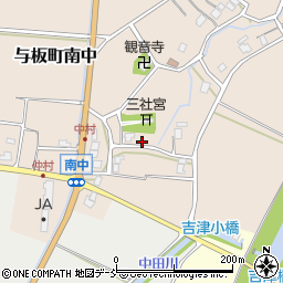 新潟県長岡市与板町南中1146周辺の地図