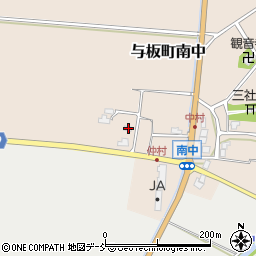 新潟県長岡市与板町南中1075-4周辺の地図