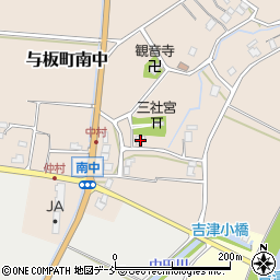 新潟県長岡市与板町南中1155周辺の地図