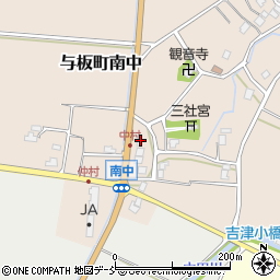 新潟県長岡市与板町南中1129周辺の地図