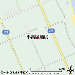 福島県南相馬市小高区浦尻周辺の地図