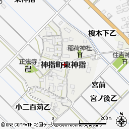 福島県会津若松市神指町東神指周辺の地図