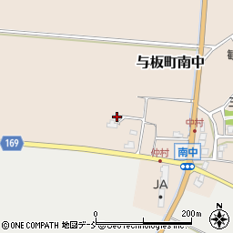新潟県長岡市与板町南中424周辺の地図