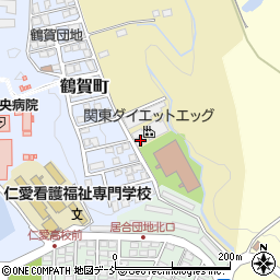 関東ダイエットエッグ会津若松工場周辺の地図