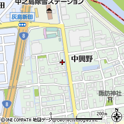 新潟県長岡市中興野252周辺の地図