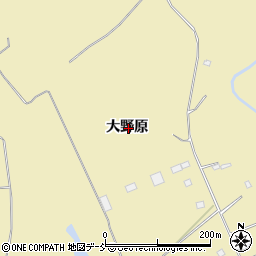 福島県会津若松市河東町八田大野原周辺の地図