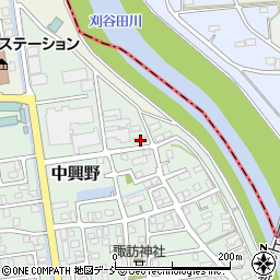 新潟県長岡市中興野19周辺の地図