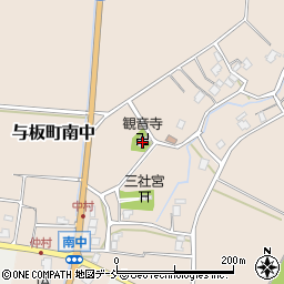 新潟県長岡市与板町南中1221周辺の地図
