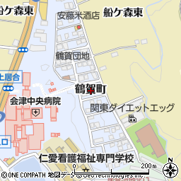 〒965-0011 福島県会津若松市鶴賀町の地図