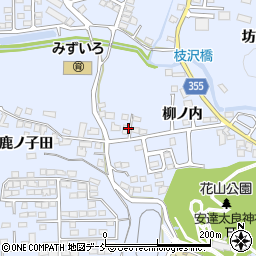 福島県本宮市本宮柳ノ内周辺の地図