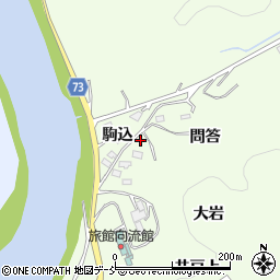 福島県本宮市高木大岩周辺の地図