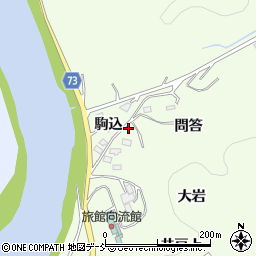 福島県本宮市高木（大岩）周辺の地図