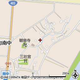 新潟県長岡市与板町南中1226周辺の地図