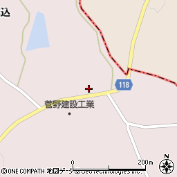 福島県本宮市長屋征矢田周辺の地図